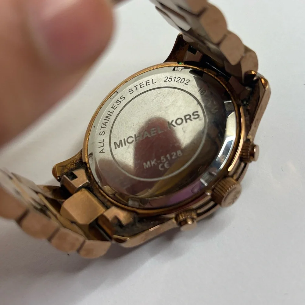 Michael Kors Gold-Tone Chronograph Watch MK-5128